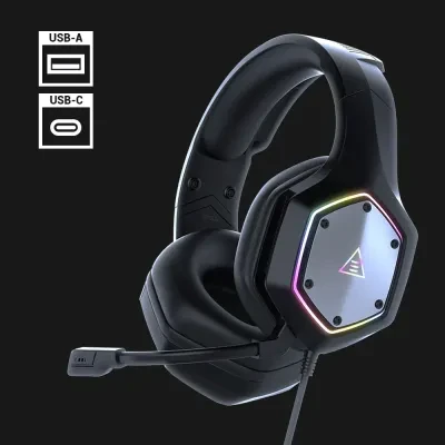 EKSA E1000 V2 RGB Wired Gaming Headphone