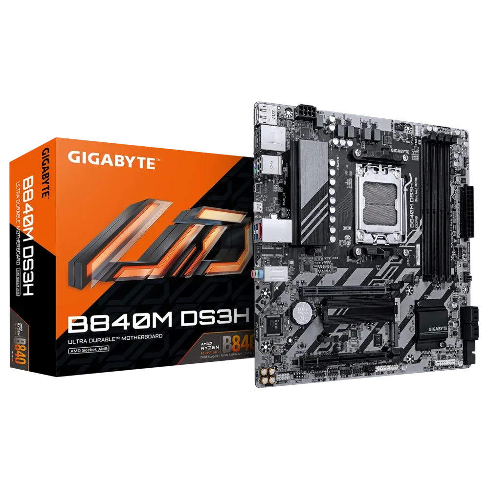 Gigabyte B840M DS3H DDR5 AMD AM5 Socket Motherboard