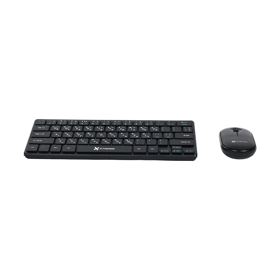 Xtreme K911C Wireless 64keys + FN Keys Black Keyboard Mouse Combo