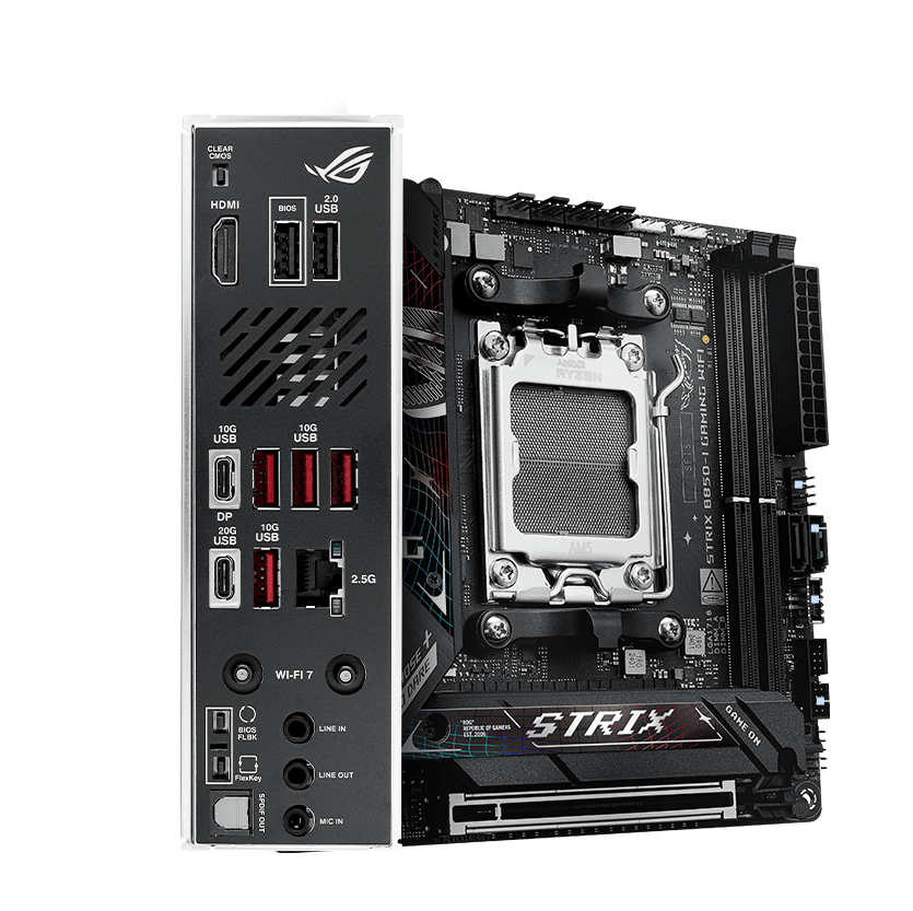 Asus ROG STRIX B850-I GAMING (Wi-Fi 7) DDR5 AMD AM5 Socket Motherboard